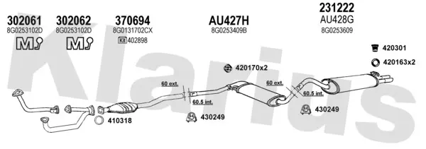 Изпускателна система KLARIUS             