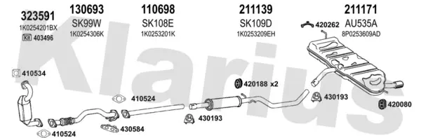 Изпускателна система KLARIUS             
