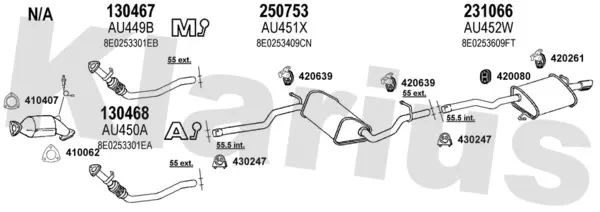 Изпускателна система KLARIUS             