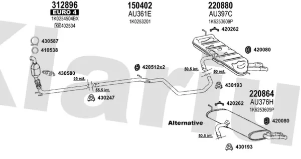 Изпускателна система KLARIUS             