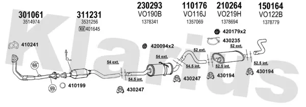 Изпускателна система KLARIUS             