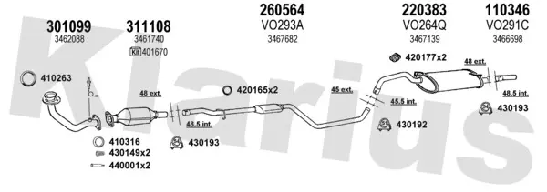 Изпускателна система KLARIUS             