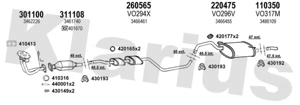 Изпускателна система KLARIUS             