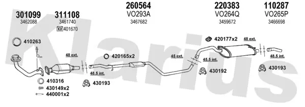 Изпускателна система KLARIUS             