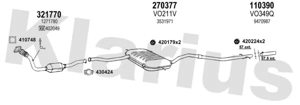 Изпускателна система KLARIUS             