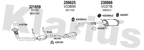 Изпускателна система KLARIUS             