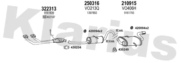 Изпускателна система KLARIUS             