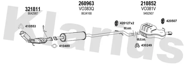 Изпускателна система KLARIUS             