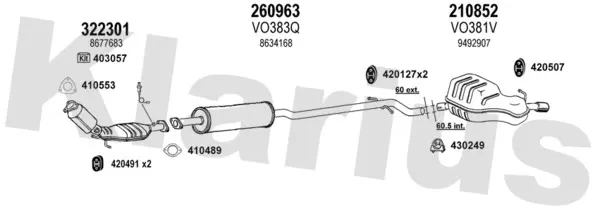 Изпускателна система KLARIUS             