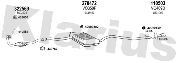 Изпускателна система KLARIUS             