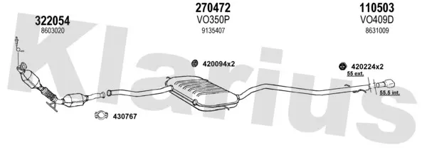 Изпускателна система KLARIUS             