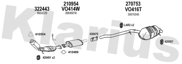 Изпускателна система KLARIUS             