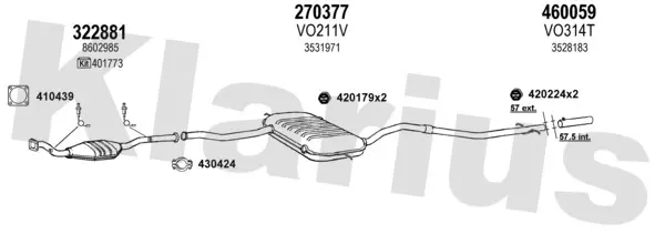 Изпускателна система KLARIUS             