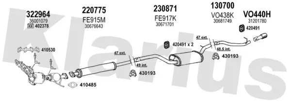 Изпускателна система KLARIUS             
