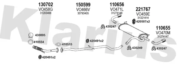 Изпускателна система KLARIUS             