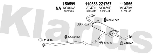 Изпускателна система KLARIUS             