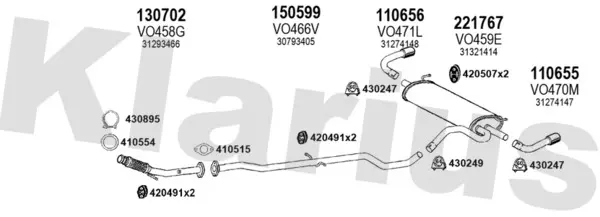 Изпускателна система KLARIUS             