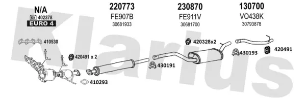 Изпускателна система KLARIUS             