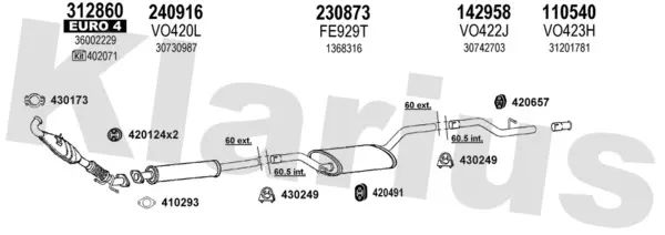 Изпускателна система KLARIUS             