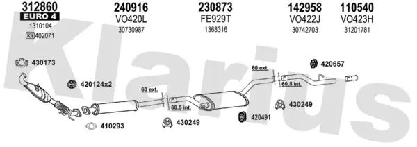 Изпускателна система KLARIUS             
