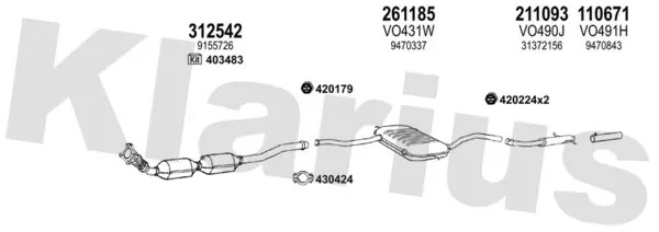 Изпускателна система KLARIUS             