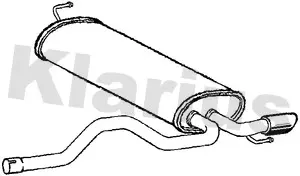 крайно гърне KLARIUS             