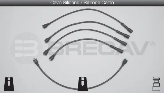 комплект запалителеи кабели BRECAV              