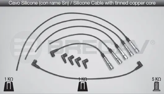 комплект запалителеи кабели BRECAV              