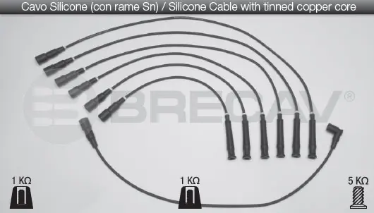 комплект запалителеи кабели BRECAV              