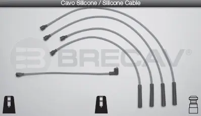 комплект запалителеи кабели BRECAV              