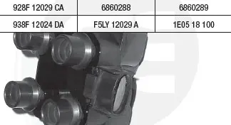 Запалителна бобина за FORD MONDEO I седан (GBP) 1.8 i 16V 215.002 BRECAV              