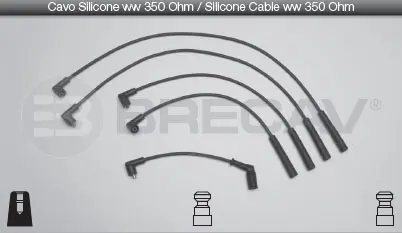 комплект запалителеи кабели BRECAV              