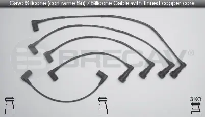 комплект запалителеи кабели BRECAV              