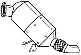 филтър за сажди-твърди частици, изпускателна система SIGAM               
