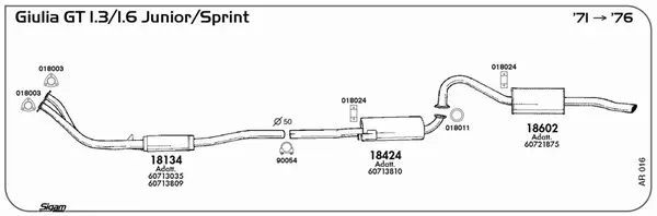 Изпускателна система SIGAM               