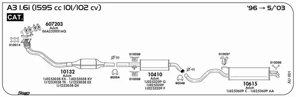 Изпускателна система SIGAM               