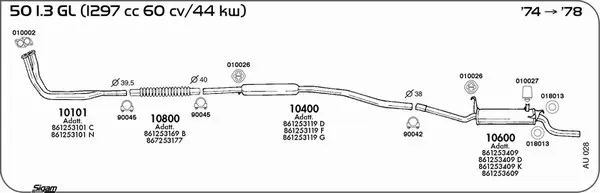 Изпускателна система SIGAM               