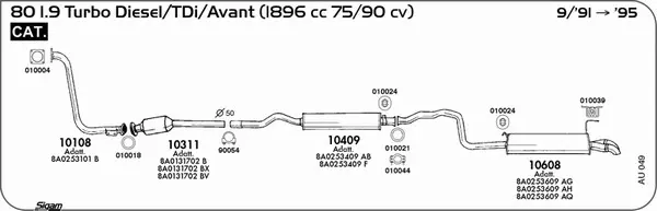 Изпускателна система SIGAM               