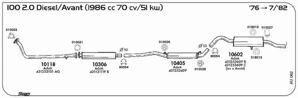 Изпускателна система SIGAM               