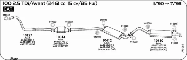 Изпускателна система SIGAM               