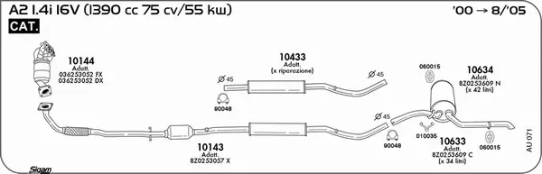 Изпускателна система SIGAM               