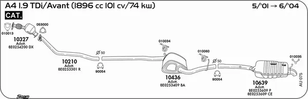 Изпускателна система SIGAM               