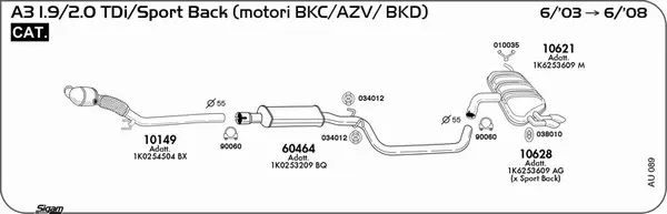 Изпускателна система SIGAM               