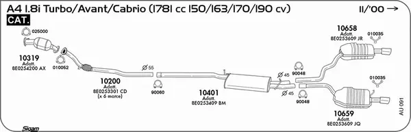 Изпускателна система SIGAM               