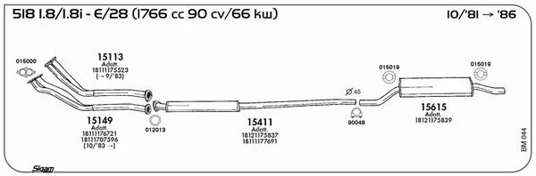 Изпускателна система SIGAM               