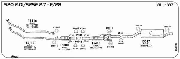 Изпускателна система SIGAM               