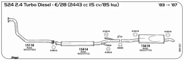 Изпускателна система SIGAM               