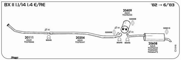 Изпускателна система SIGAM               