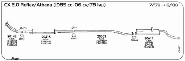 Изпускателна система SIGAM               