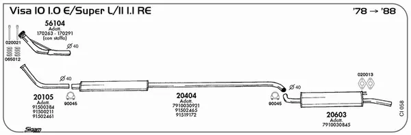 Изпускателна система SIGAM               